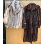 Musquash Fur Coat and Faux Fur Jacket