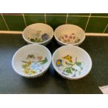 4x Portmeirion Bowls