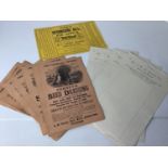 Local Original Ephemera - Chulmleigh - Penny's Sale Pamphlets, W. H. Gross Chemist Order Forms etc