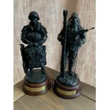 2x Figurines - Royal Marines - 36cm H