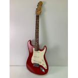 Squier Stratocaster Style Guitar with New Bag and Strap