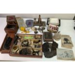 Vintage Photographic Equipment and Wimshurst Influence Machine (in Pieces)