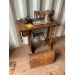 Singer Sewing Machine in Table