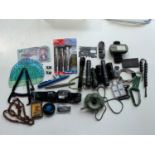 Military Equipment - Plastimo Compass, Garmin Foretrex 101, Torches and Space Pens etc