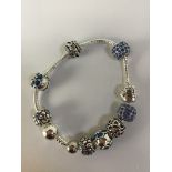 Pandora Style Charm Bracelet