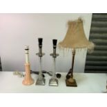 4x Table/Bedside Lamps