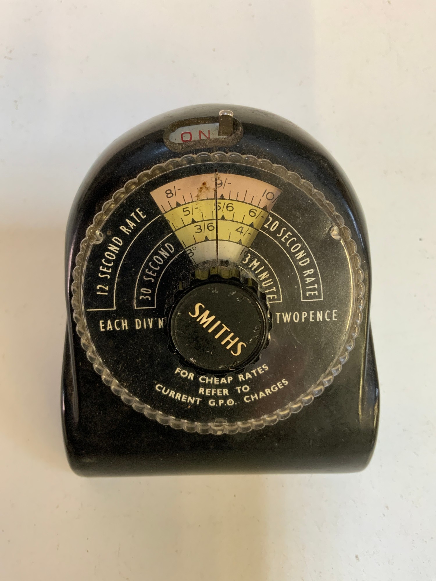 Smith Wind Up GPO Telephone Call Rate Timer