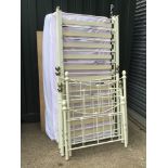 2x Single Metal Framed Beds