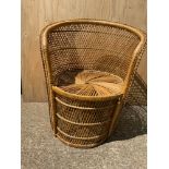 Round Wicker Chair