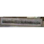 Framed Limited Edition Print 71/1100 - Barnstaple Town - 147cm x 21cm