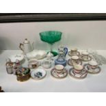 Selection of China and Glass - Regent Coffee Cups etc