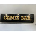 Pub Sign - Games Bar