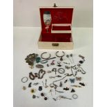 Jewellery Box and Contents - Jewellery