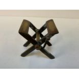 19th Century Bronze Surgeons Adjustable Stand - 8cm High