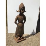 Cast Iron Dutch Girl - 52cm High