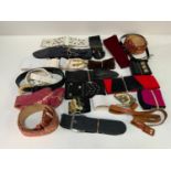 Quantity of Vintage Belts