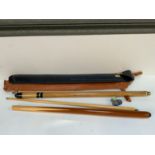 2x Snooker Cues