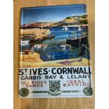 Reproduction Sign - St Ives