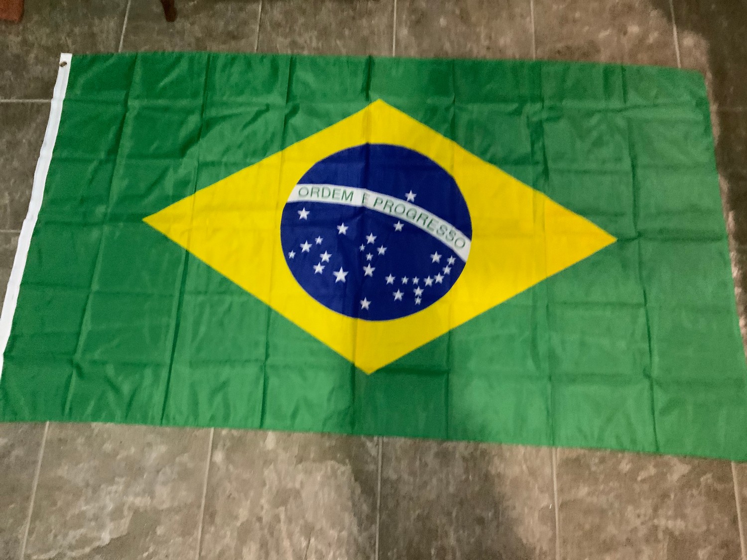 2x Gibraltar Flags and Brazilian Flag - Image 2 of 2