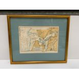 Framed Nautical Map - Bideford Bay