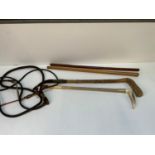 2x Batons, Swaine Riding Crop and One Other