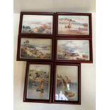 Set of 6x Local Pictures - Appledore, Westward Ho! and Bideford