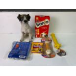 Unopened Box of Bonio and Other Dog Related Items
