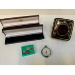 Empty Watch Boxes, Ingersoll Pocket Watch and Watch Parts