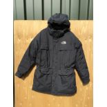 Men's "The North Face" Goose Down Coat with Hood - Size Large