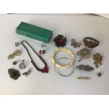 Vintage Jewellery - Brooches, Bangles, Necklace and Earrings etc