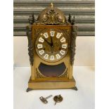 Large Ornate Clock - 50cm High