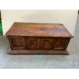 Oak Wooden Box - 72cm W x 41cm D x 28cm H