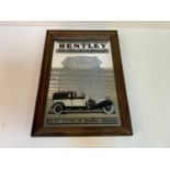 Bentley Advertising Mirror