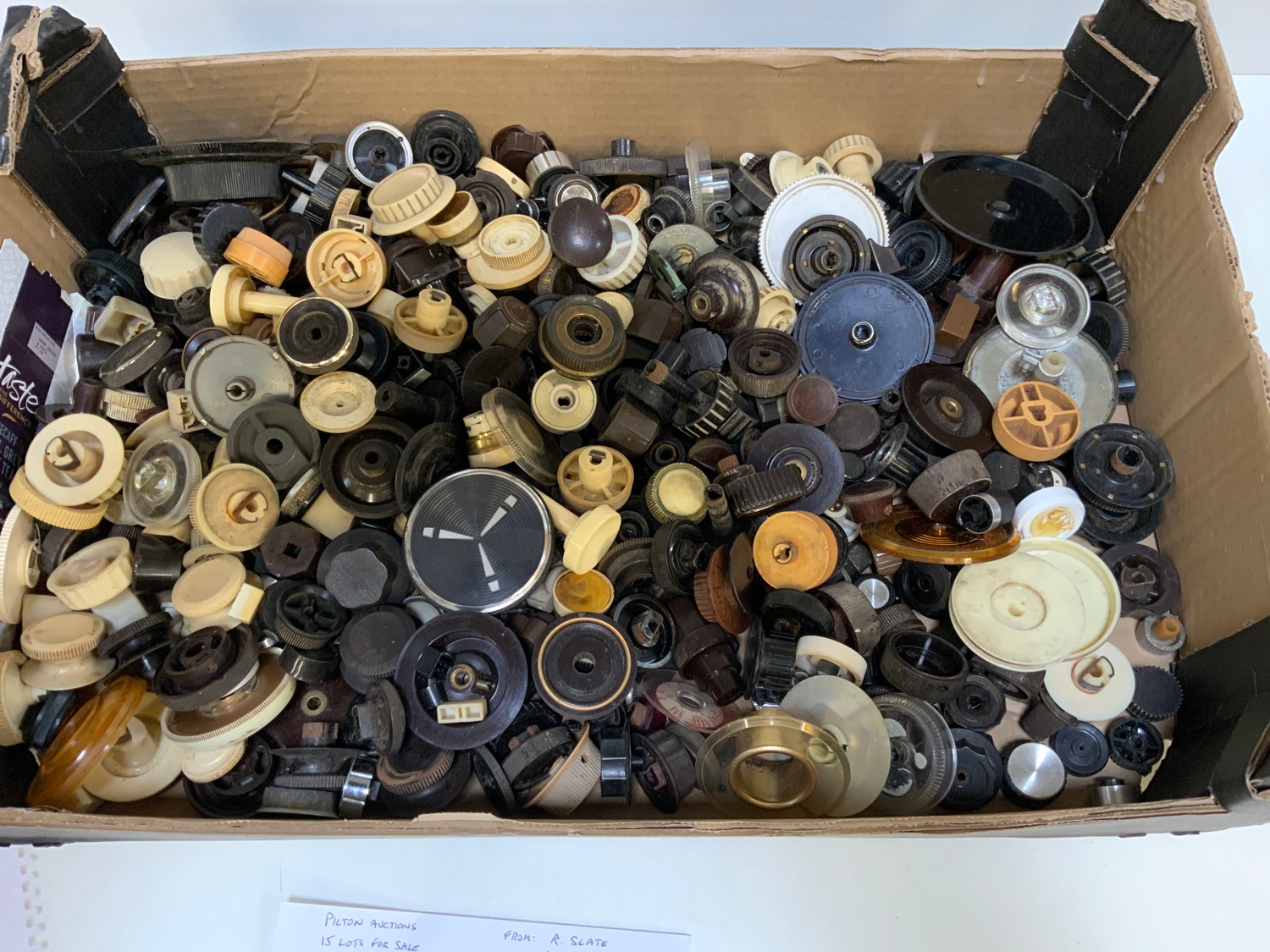 Box of Radio Knobs