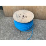 Drum of Blue Nylon Rope