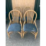 4x Bamboo Chairs