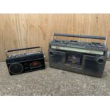 Hitachi Stereo Cassette Recorder and Roberts Radio Cassette Recorder