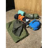 Military Camping Equipment to include Sleeping Bags, Banshee 200 and Jet Boil etc