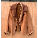 Fur Lined Ladies Suede Jacket