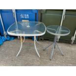 2x Garden Tables