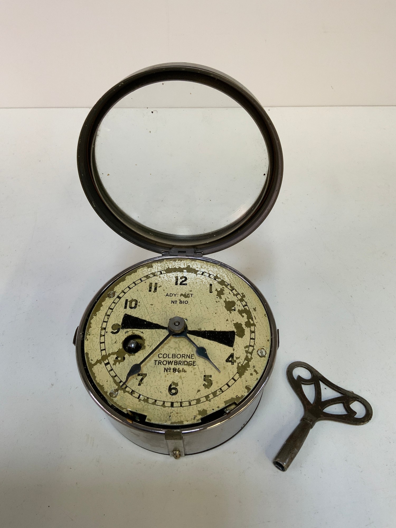Colbourne Trowbridge WWII No.864 Plotting Table Clock - Seen Working - Image 2 of 3