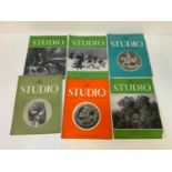 6x Copies of Studio Art Magazine 1940s - 50s