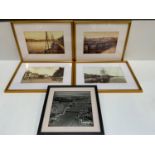 5x Framed Photographs of Bideford