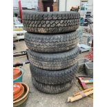 5x 15" Landrover Alloy Wheels and Tyres