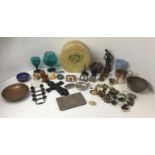 Collectables, Vintage Buttons, Metalware and Glassware etc