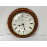 Wood Rimmed Wall Clock