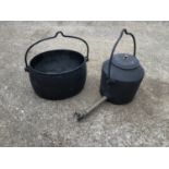 Cast Iron Boiling Pot and Other