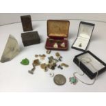 Cuff Links, Pendants, Geode, Stamp and Trinket Box etc