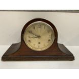 Wooden Mantel Clock (No Key)