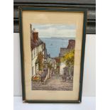 Framed Picture - Down-a-Long Clovelly